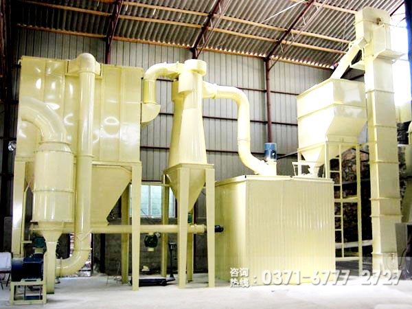 湖北宜昌石灰石粉磨生產(chǎn)線(xiàn)