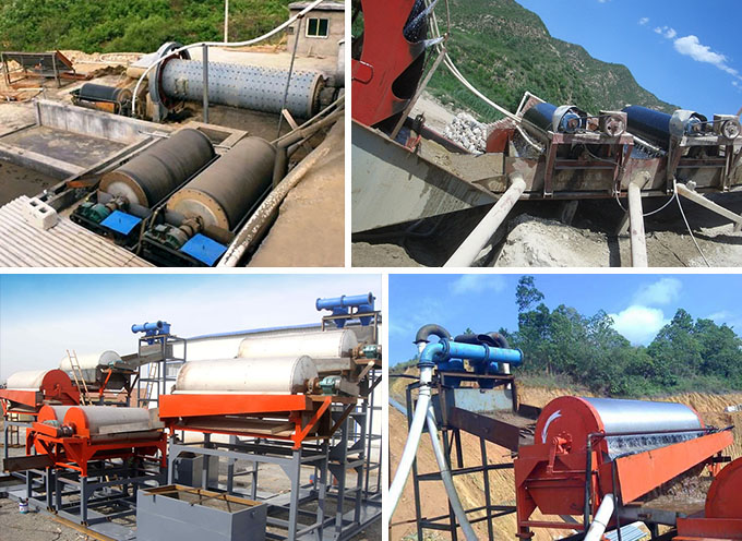 磁選機(jī)工作現(xiàn)場拼圖 磁選機(jī)工作現(xiàn)場拼圖