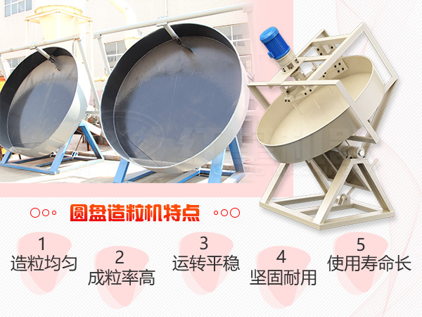 圓盤造粒機設(shè)備性能展示 圓盤造粒機設(shè)備性能展示